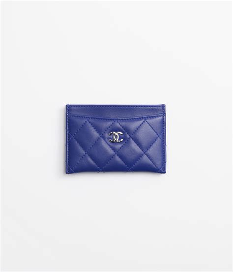 chanel blue card holder|Chanel card holder with flap.